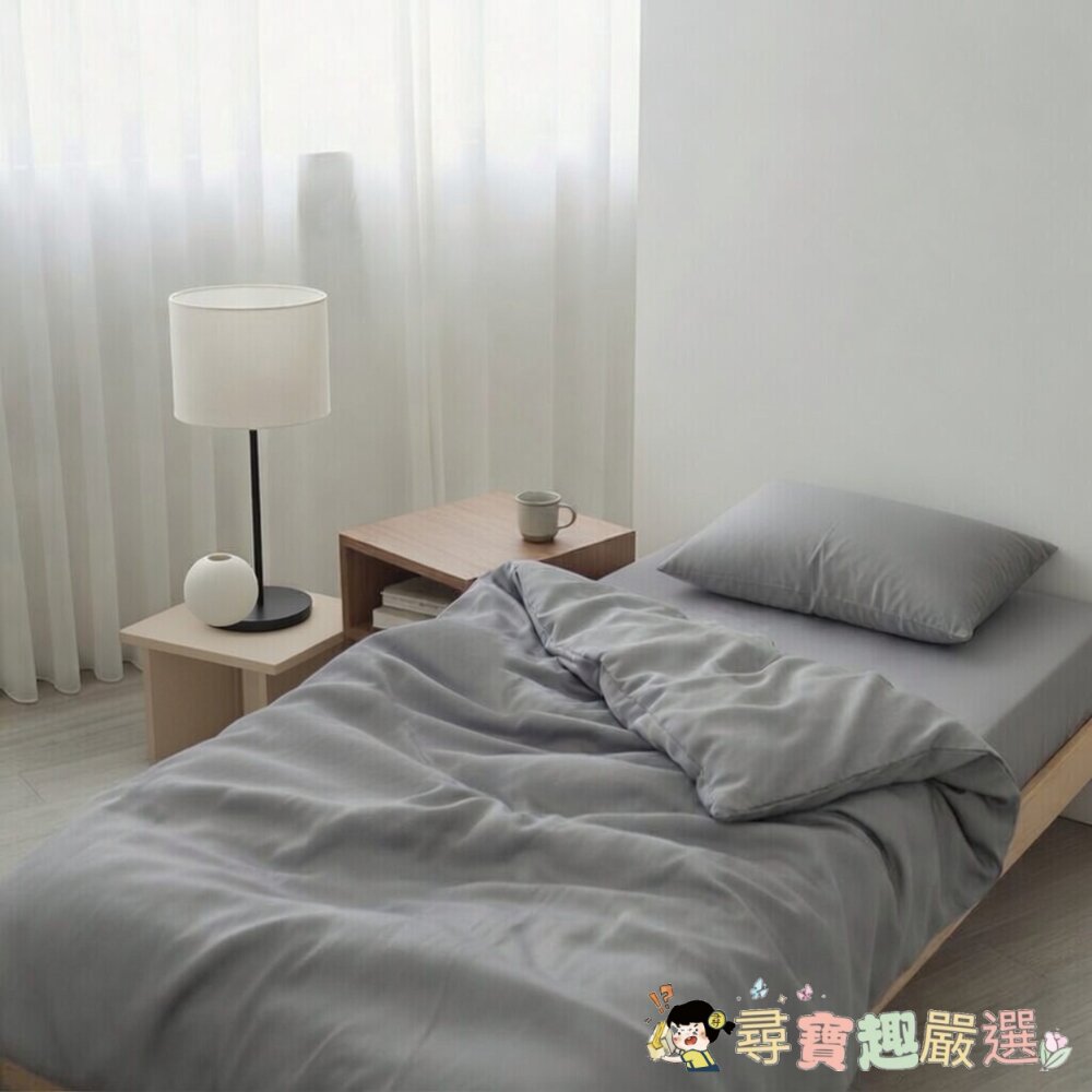 100%萊賽爾天絲 素面文青 床包枕套件組 單人床包+枕套/簡約花卉 特大床包枕套組 雙人床包+枕套/ 雙人簡約純色被套 封面照片