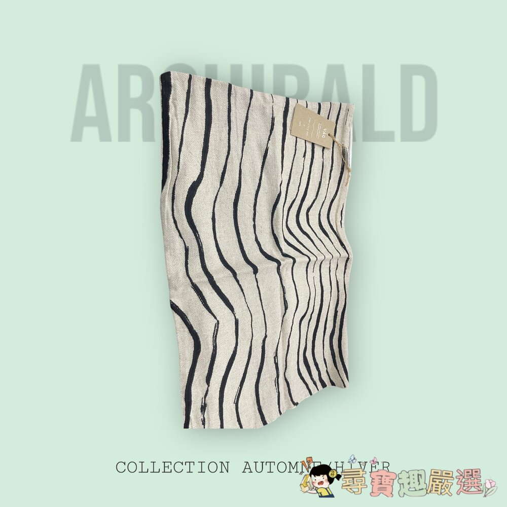 FINE LITTLE DAY 抱枕套 VAG 聯名波浪條紋 38*58/MANET 海系列水母刺繡 38*58/小人刺-圖片-1