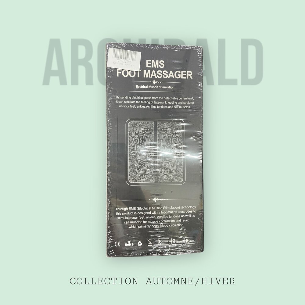 L08-4-EMS脈衝腳墊式按摩器 低頻電脈衝 充電款現貨