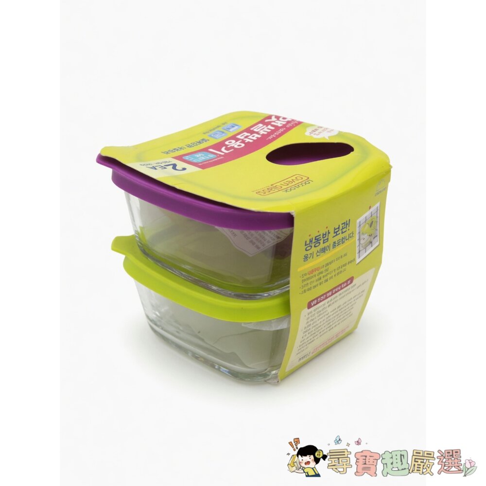 Locknlock樂扣樂扣耐熱玻璃保鮮盒3件組,320ml*3入,1組/耐熱玻璃保鮮盒2件組,410ml*2入