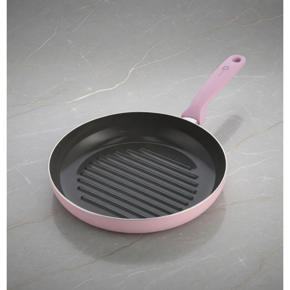 M01-85-GREEN PAN Torino 鑽石陶瓷塗層不沾圓形煎鍋, 28cm現貨