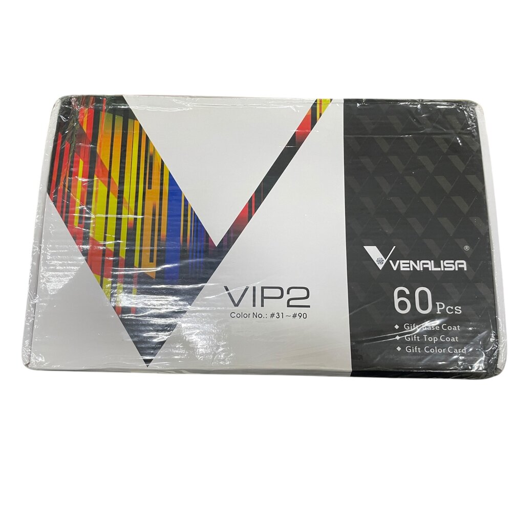 美國品牌VENSLISA 光療指甲油 60色套裝組 全新-圖片-1