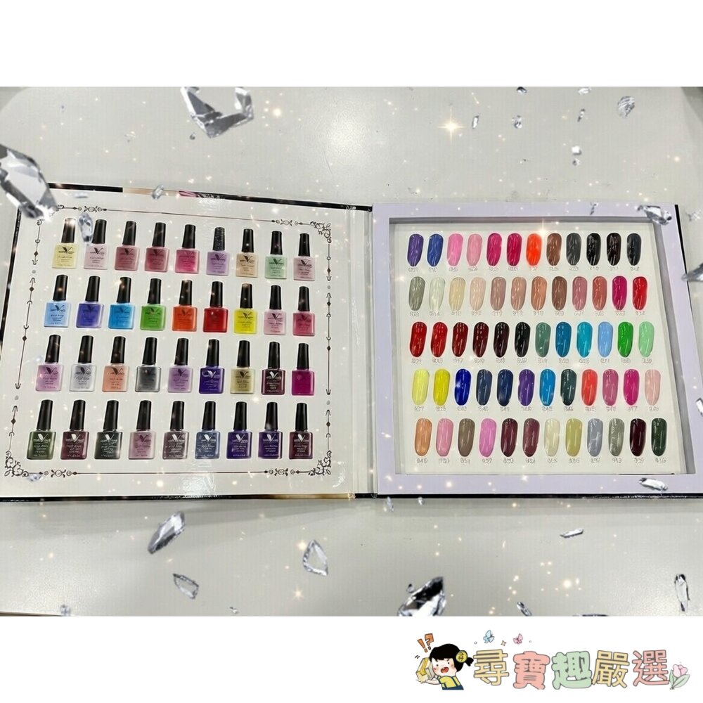 美國品牌VENSLISA 光療指甲油 60色套裝組 全新 8-5現貨-圖片-3