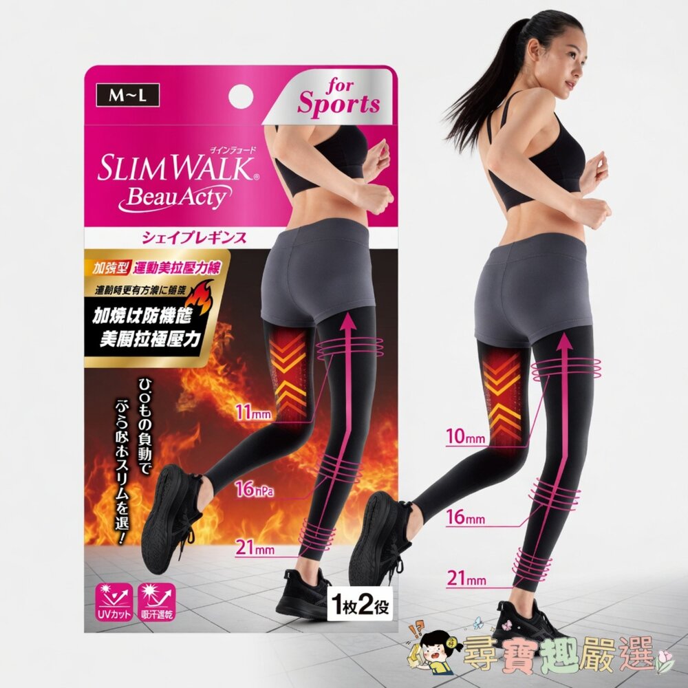 加強型 運動美腿內搭壓力褲[內搭], M~L現貨 封面照片