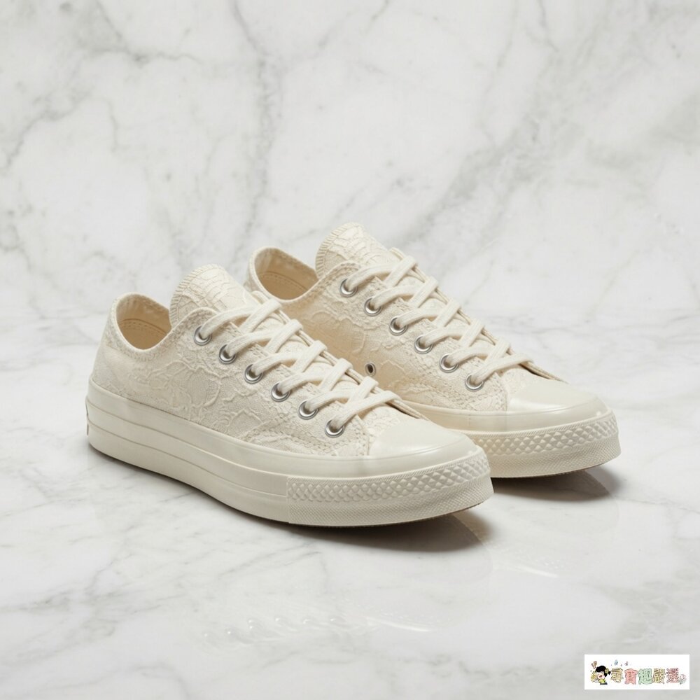 24H出貨現貨 CONVERSE 匡威 25cm CHUCK 70 OX 女款 休閒鞋 A13666C 085 12-圖片-1