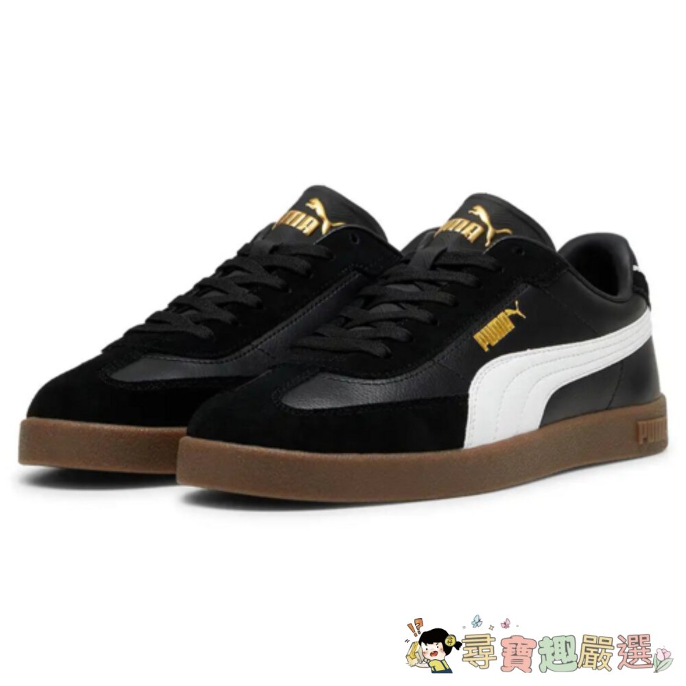 PUMA CLUB II ERA 運動休閒鞋 德訓鞋 39744702, 24cm, 黑白色, 1雙現貨 封面照片