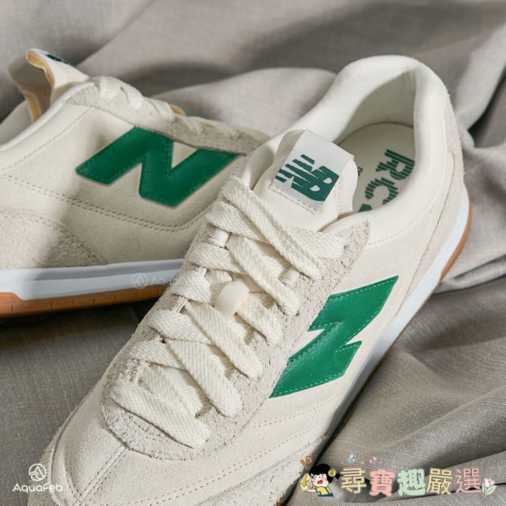 24H出貨New Balance NB RC42 休閒鞋,URC42HG US5.5, 白綠現貨-圖片-1