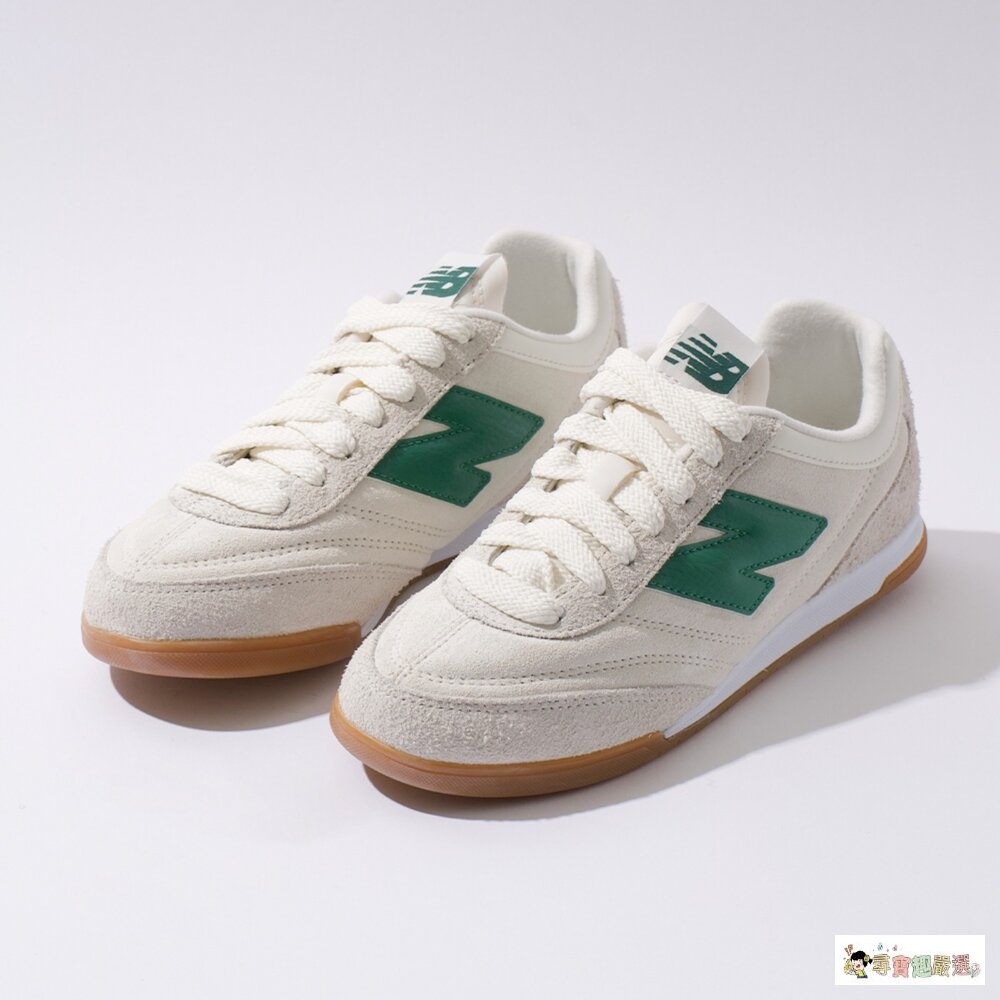 24H出貨現貨 正品 New Balance NB RC42 休閒鞋,URC42HG US5.5, 白綠 12-3現貨-圖片-1