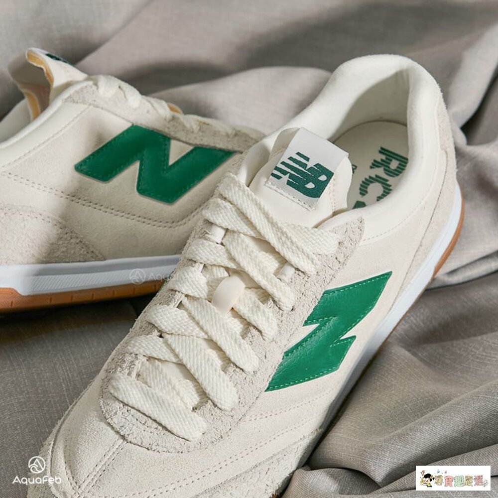 24H出貨現貨 正品 New Balance NB RC42 休閒鞋,URC42HG US5.5, 白綠 12-3現貨-圖片-2