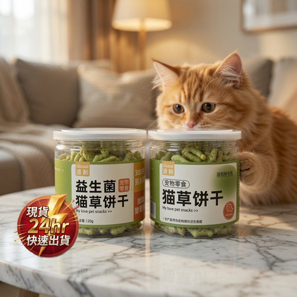 S01-1-24H出貨現貨 去毛球貓草餅乾/益生菌貓草餅乾/貓草餅乾/貓草/貓薄荷 4-5現貨