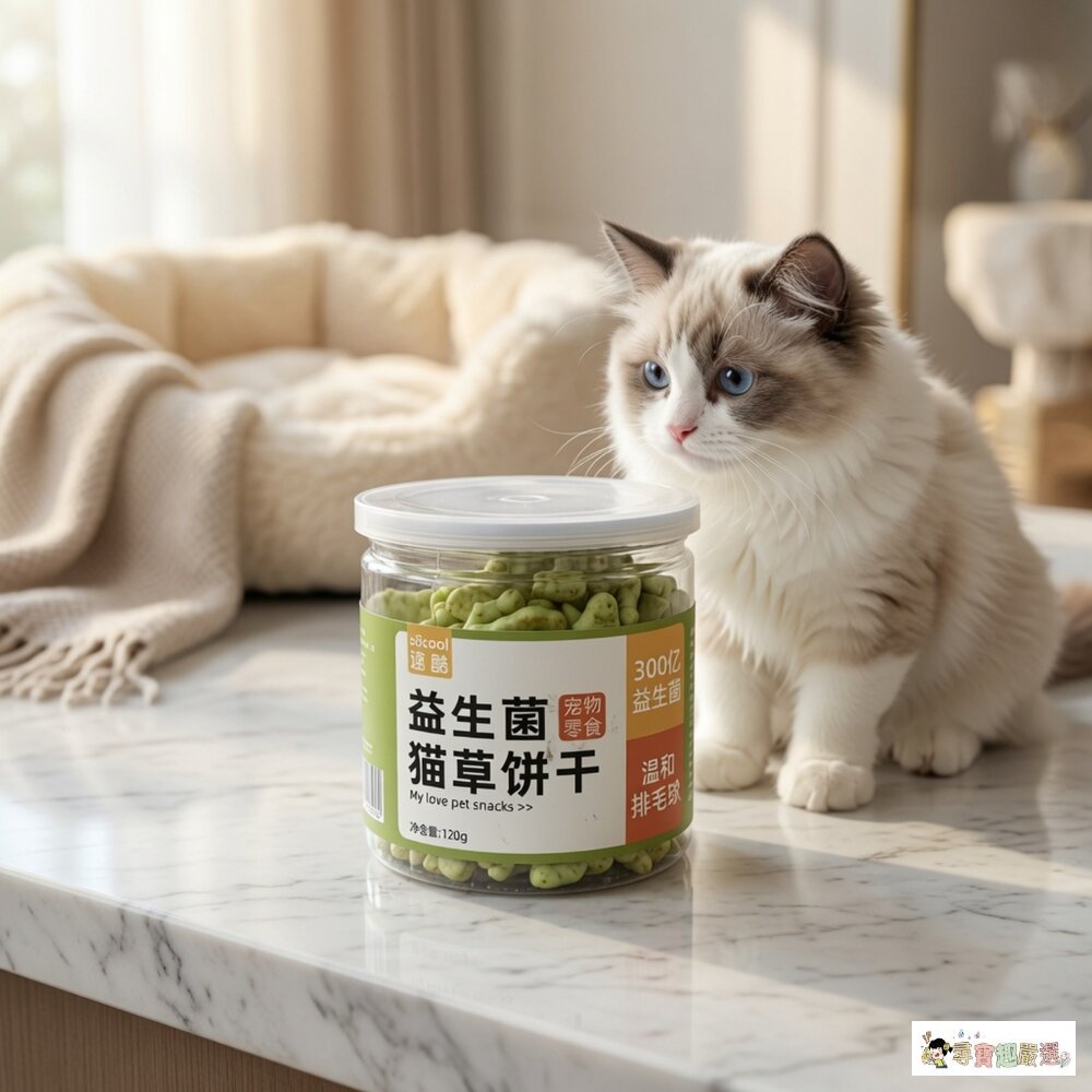 24H出貨現貨 去毛球貓草餅乾/益生菌貓草餅乾/貓草餅乾/貓草/貓薄荷 4-5現貨-圖片-1