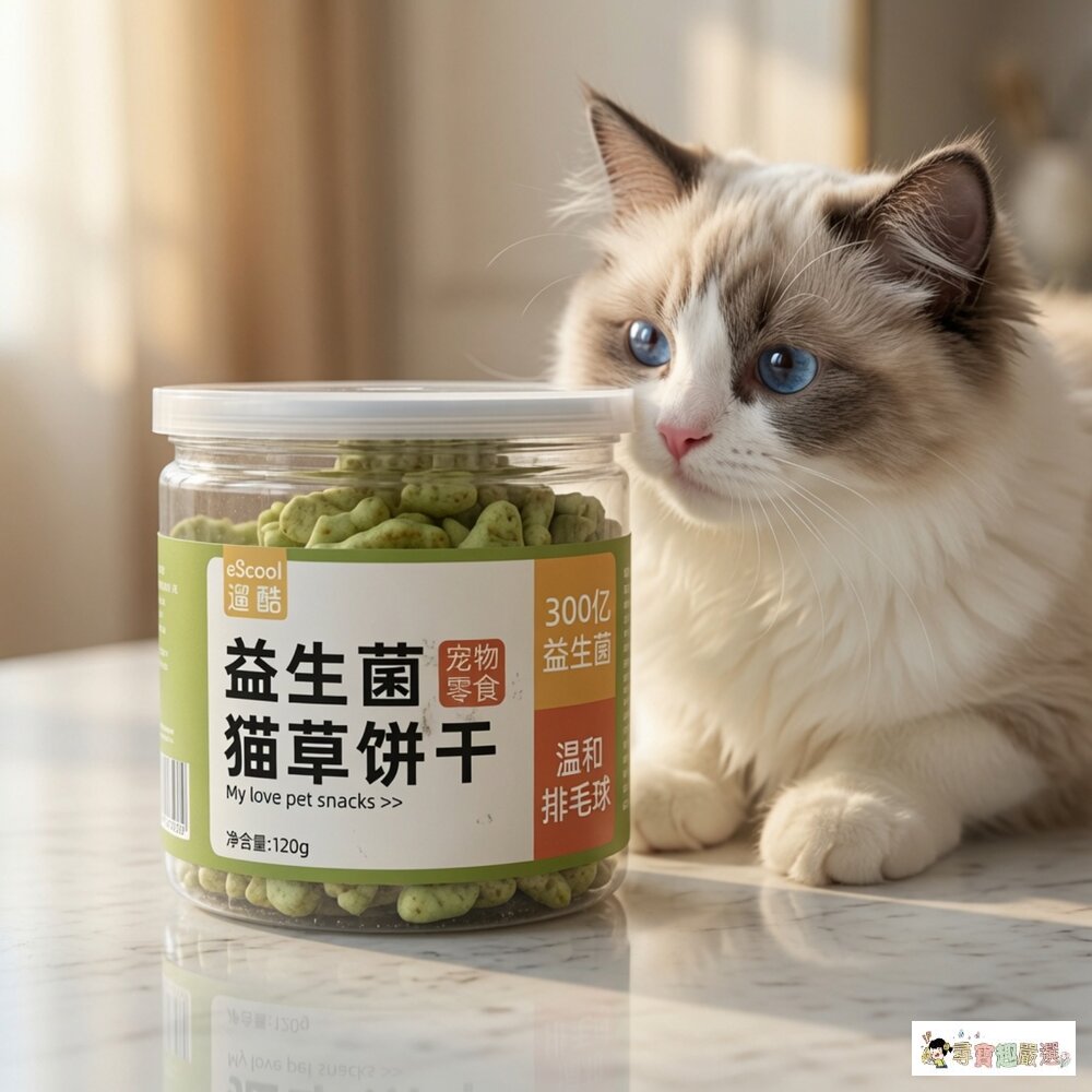 24H出貨現貨 去毛球貓草餅乾/益生菌貓草餅乾/貓草餅乾/貓草/貓薄荷 4-5現貨-圖片-2