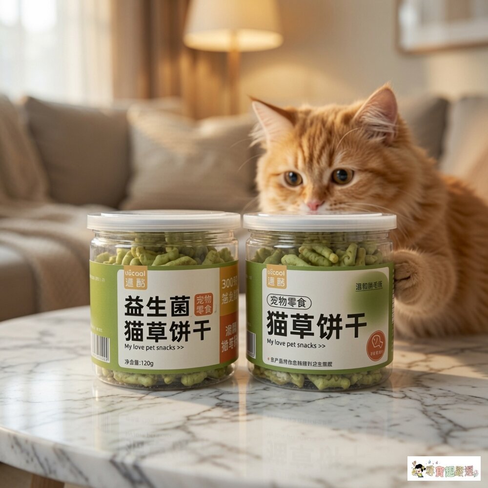 24H出貨現貨 去毛球貓草餅乾/益生菌貓草餅乾/貓草餅乾/貓草/貓薄荷 4-5現貨-圖片-4