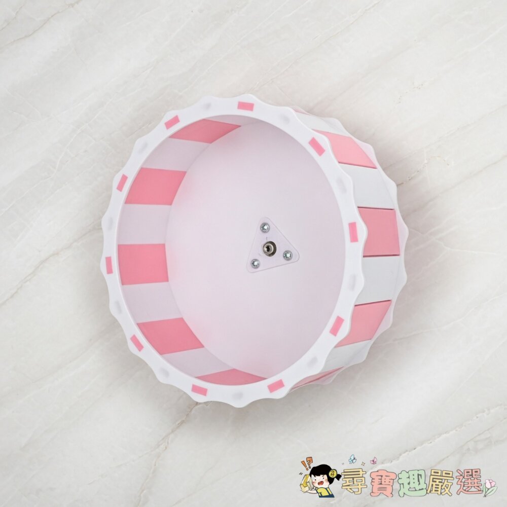毛小孩星球 YEE倉鼠籠輪子 配件, 21cm, 粉白色現貨 封面照片