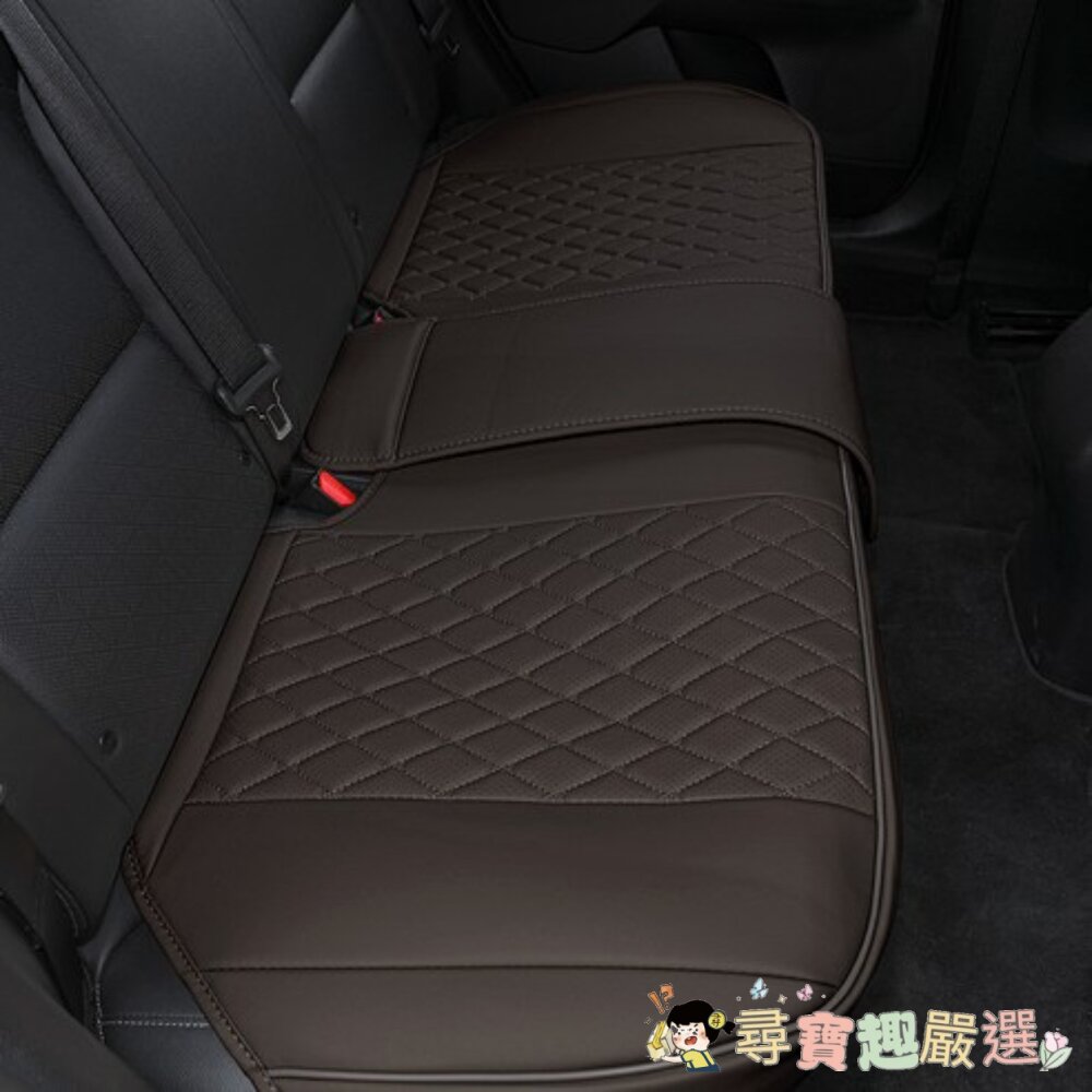 DAEHAN AUTOMOBILE 汽車後座椅套 防染皮革 中大型, 黑色 1個(含收納袋)現貨 封面照片