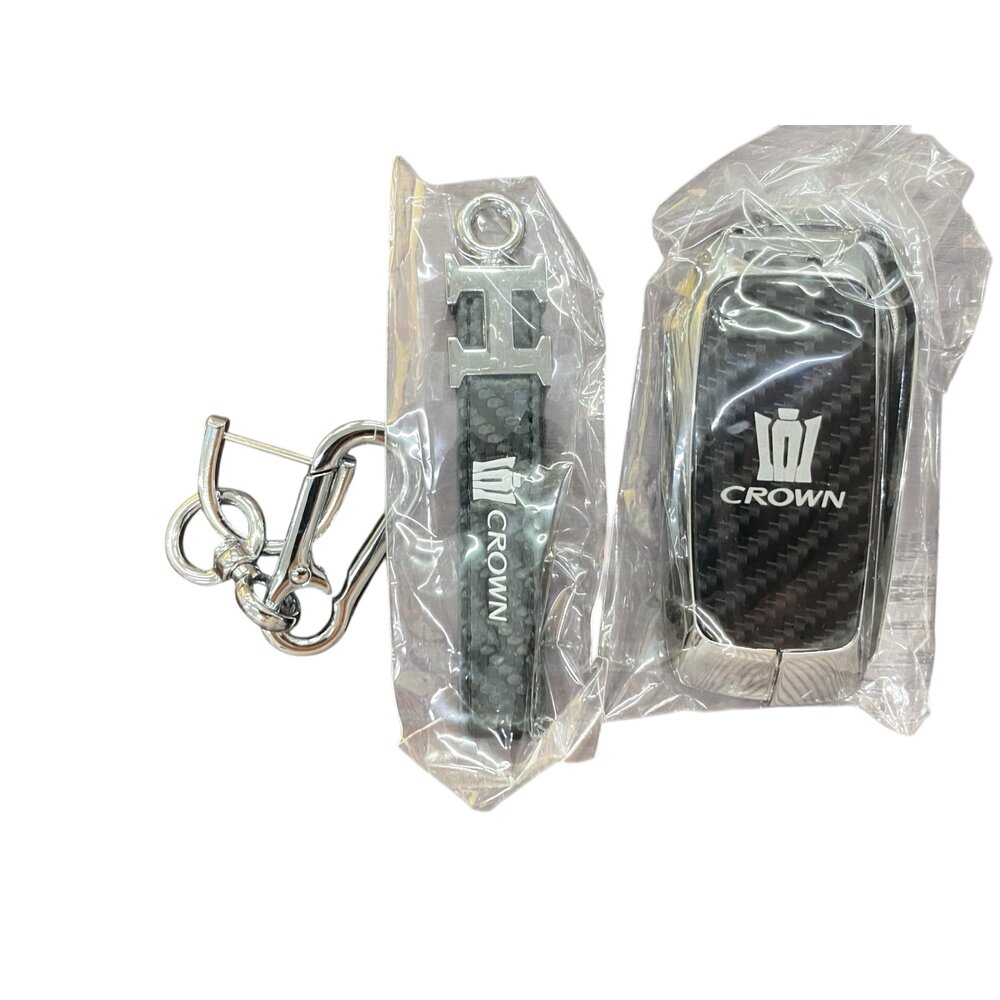 T01-9-CROWN 皇冠 鋁合金鑰匙殼+圈組 無盒全新現貨