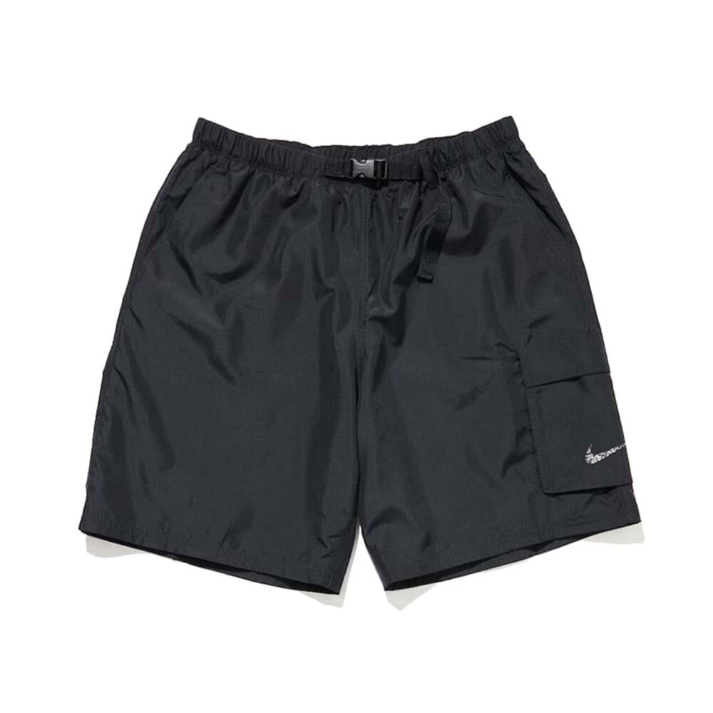 W02-2-NIKE 男性九吋海灘褲 黑 M號 NESSE468-001現貨