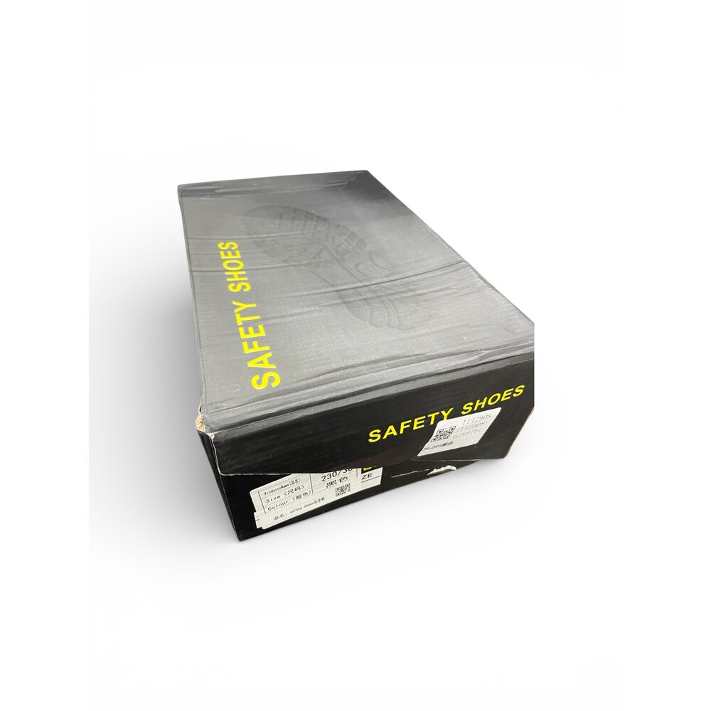 W03-2-SHOES黑色免綁鞋帶安全鞋 鋼鞋 36號 工作鞋現貨