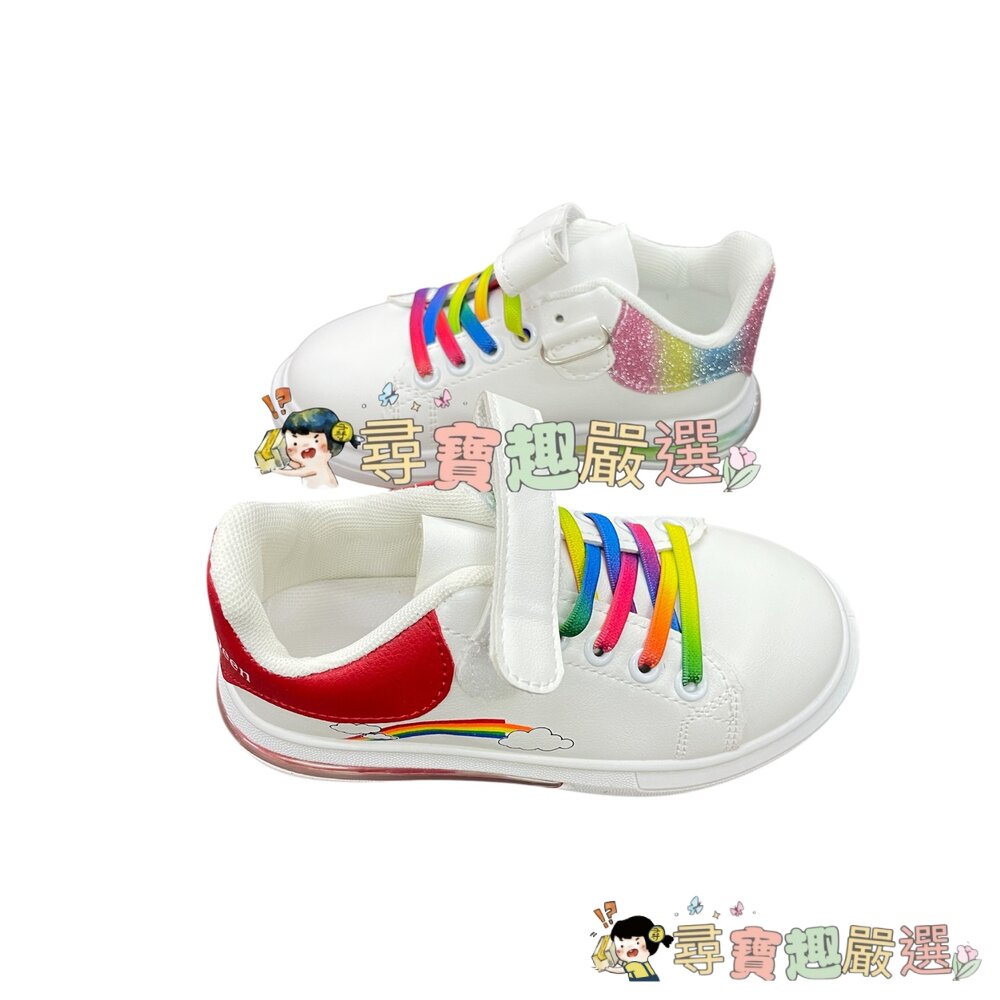 童鞋 兒童休閒鞋紅白色28號/兒童休閒鞋紅白色30號/兒童休閒鞋彩白色27號現貨 封面照片