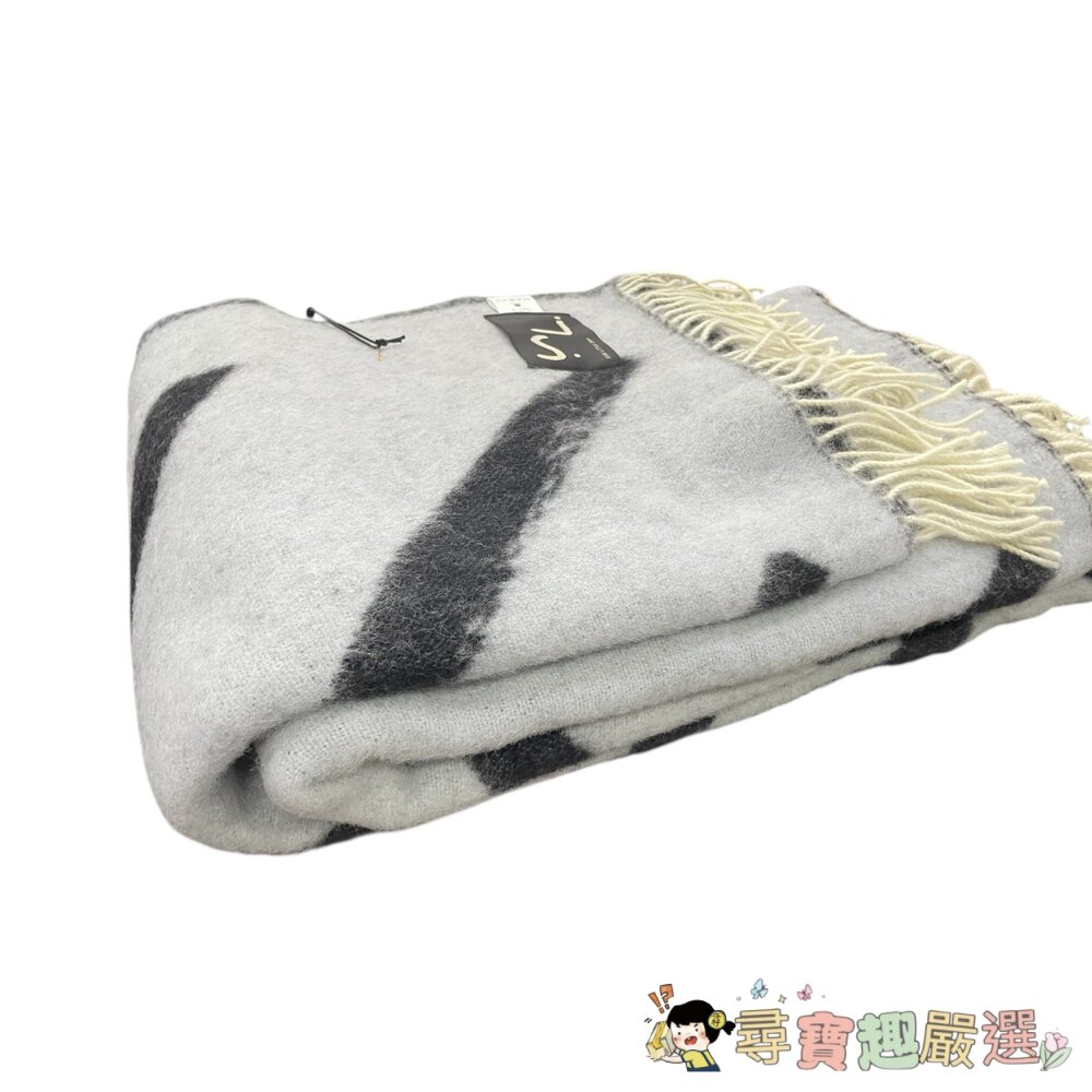 瑞典FineLittleDay灰色毛毯130cm*190cm全新袋裝無盒現貨