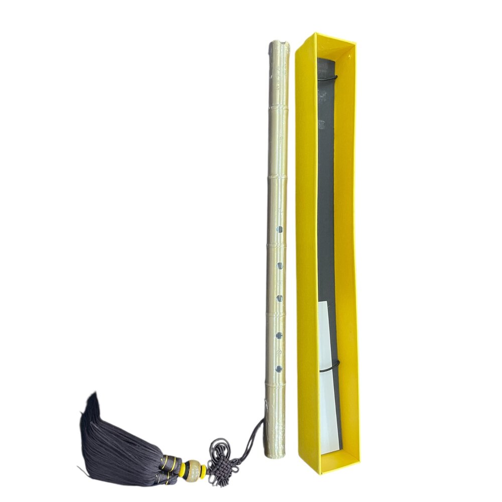 X01-21-李居明 銅製 風水蕭 避邪蕭 帶盒 擺件 風水 擋煞現貨