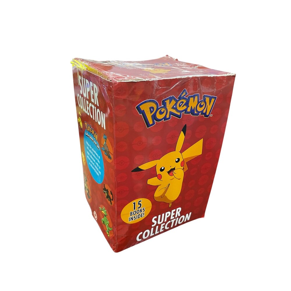 X01-24-Pokemon Super Collection精靈寶可夢大冒險15冊兒童初級章節小說 英文版