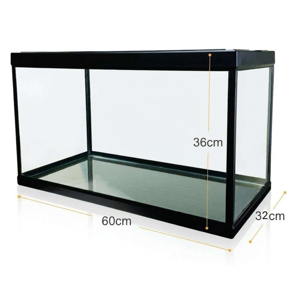 X01-37-AQUAFUN 水之樂 黑金缸, 2尺, 60*32*36cm, 1入現貨