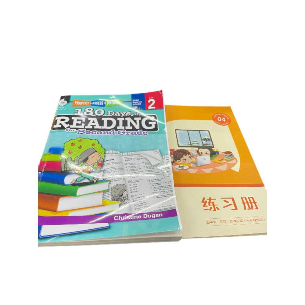 X01-48-速發 每日一練 180Days of reading 少兒英語閱讀練習冊
