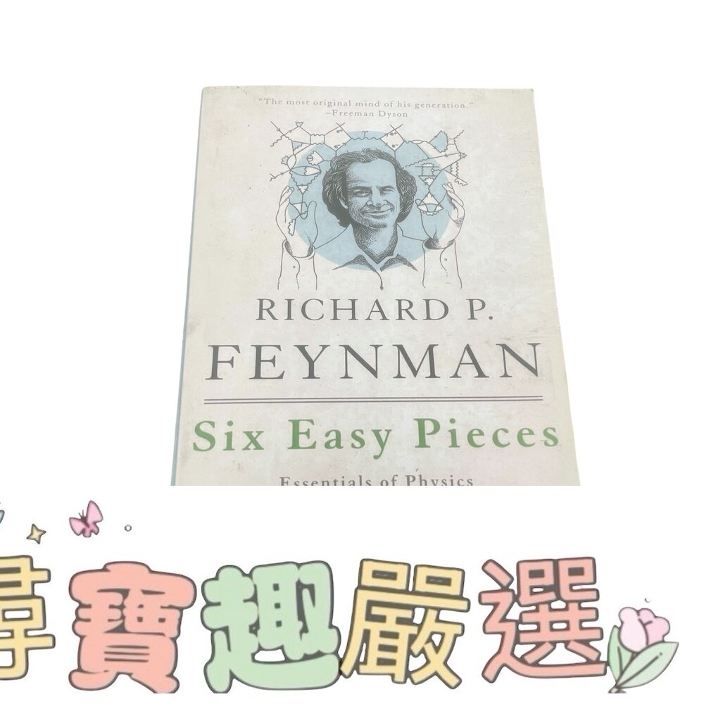 RICHARD P. FEYNMAN Six Easy Pieces 英文原文書籍 複印版本現貨 封面照片