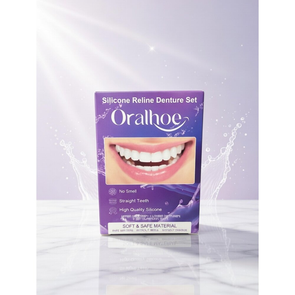 X01-64-Oralhoe 矽膠假牙修復套裝(全新無封膜)現貨