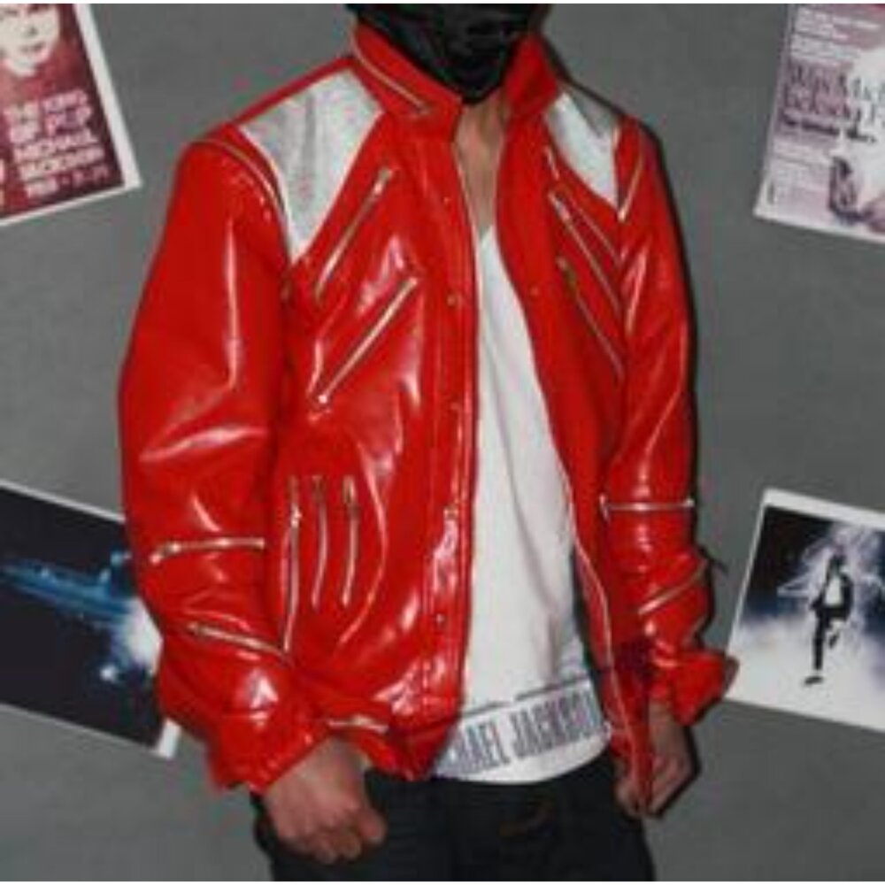 X01-86-MJB2C《Beat It》麥可傑克森 經典紅夾克 [九成新]現貨