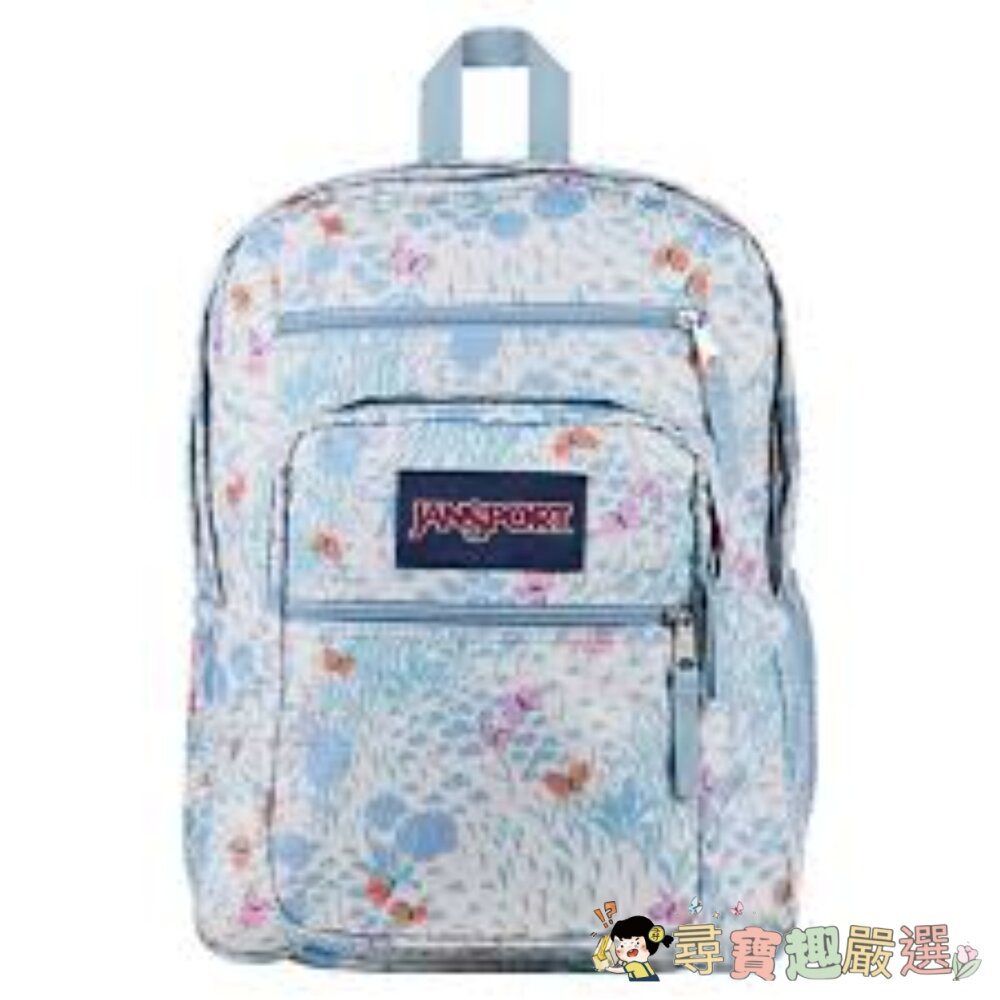 JANSPORT BIG STUDENT後背包 JS0A47JKLK4, 均碼, 花卉白, 1個現貨 封面照片