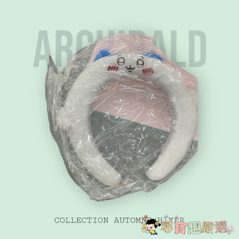 可愛髮圈/髮箍 黃底粉耳/白底藍耳/白底白耳現貨-圖片-1