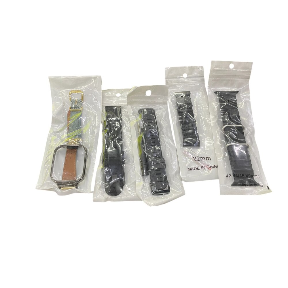 Y03-12-智能手錶錶帶 牛仔皮革/橡膠錶帶