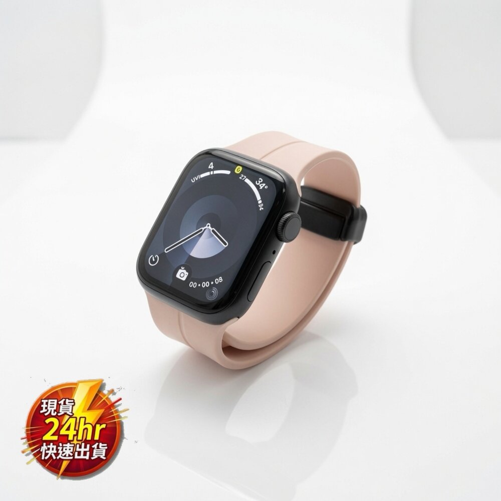 Y03-19-24H出貨Apple Watch 運動矽膠錶帶(38/40/41/42  S10  mm)現貨