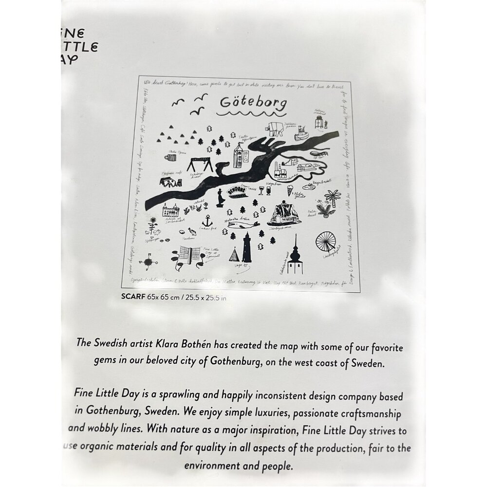 FINE LITTLE DAY 哥德堡圍巾 黃色-圖片-1