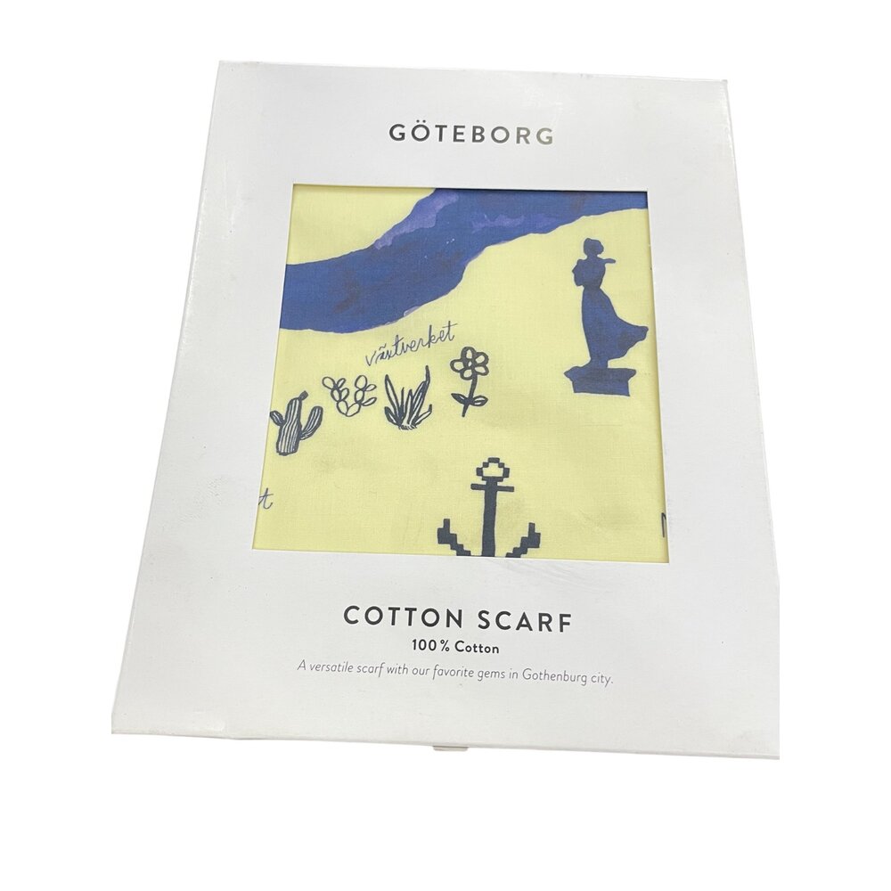 Y03-9-FINE LITTLE DAY 哥德堡圍巾 黃色