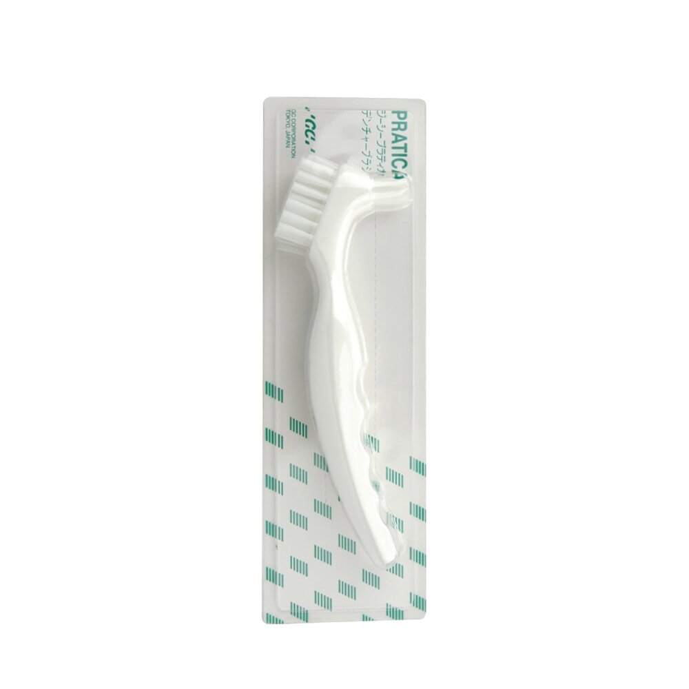 0104548161210150-【日本原裝】GC而至 PRATICA假牙清潔刷一支 假牙刷 假牙清潔 義齒刷