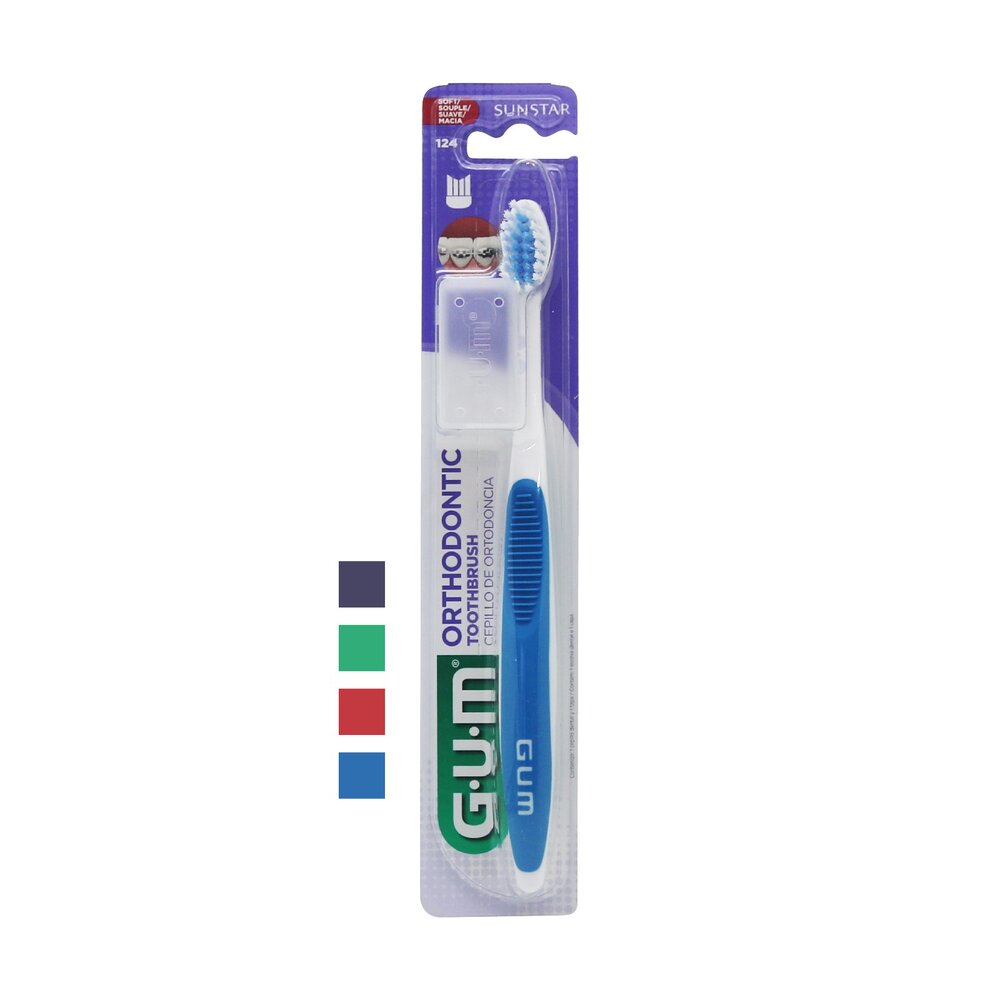 070942501248-G.U.M 矯正專用軟毛牙刷 (4排30束)一入 貨號124