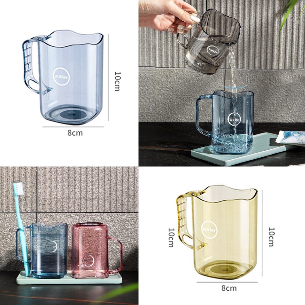 18652668654-漱口杯兒童牙刷杯透明情侶杯牙刷收納杯洗漱杯一入