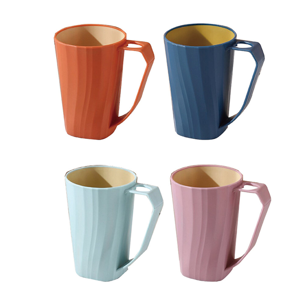 極簡居家洗漱杯 帶手柄漱口杯 情侶牙刷杯 洗漱杯 牙刷杯 刷牙杯 牙刷槽 封面照片