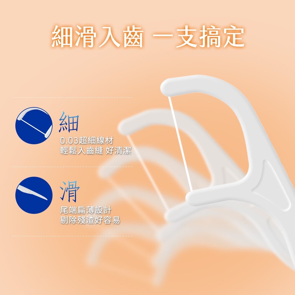 奈森克林細滑牙線棒1000支(0.03)/袋-圖片-5