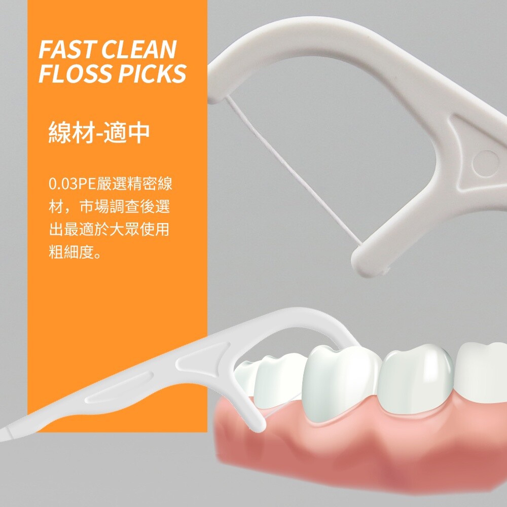 奈森克林細滑牙線棒1000支(0.03)/袋-圖片-6