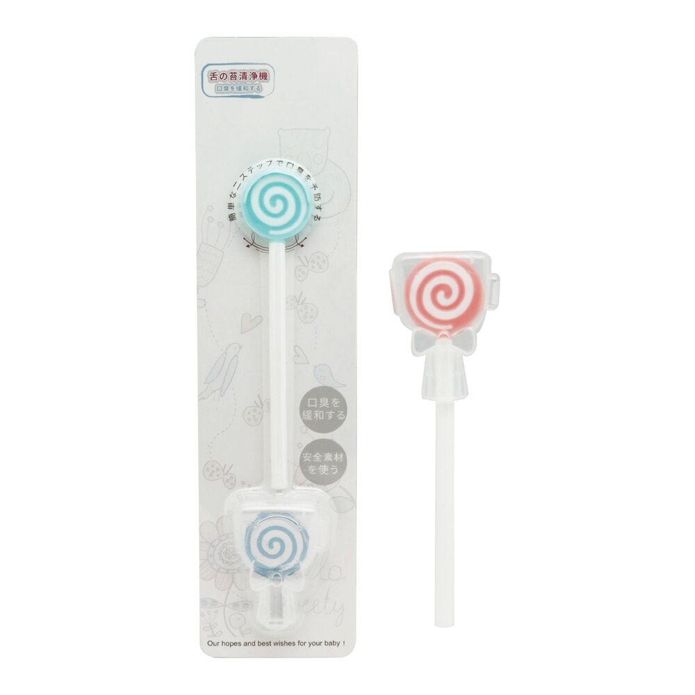 兒童用 棒棒糖造型舌苔清潔棒一支 封面照片