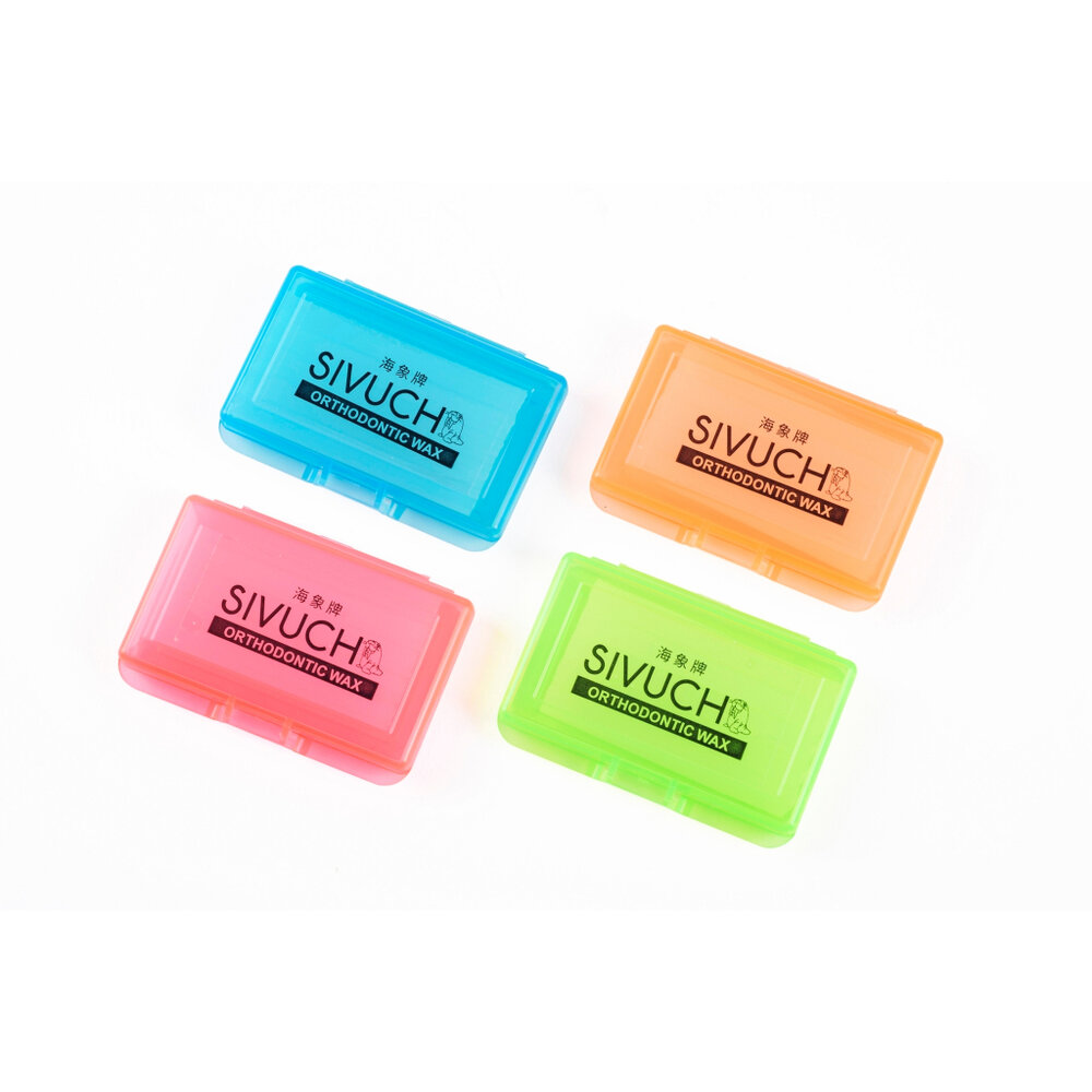 22622222099-彩殼繽紛版🌟 多種口味 海象牌 矯正蠟 SIVUCH 衛福部認證 牙套蠟 軟蠟 骨釘 刮傷