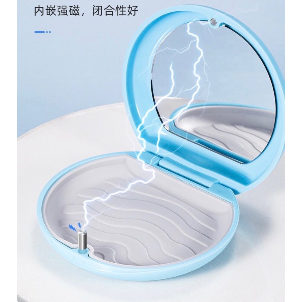 磁吸款 隱形牙套專用盒 攜帶牙套盒 專用盒一入 適用透明牙套-圖片-4