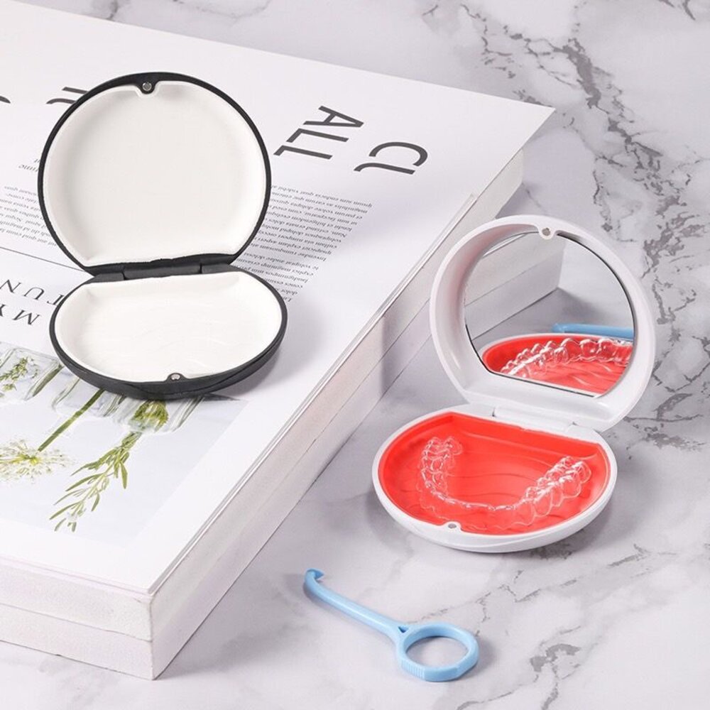 230831143433-磁吸款 隱形牙套專用盒 攜帶牙套盒 專用盒一入 適用透明牙套