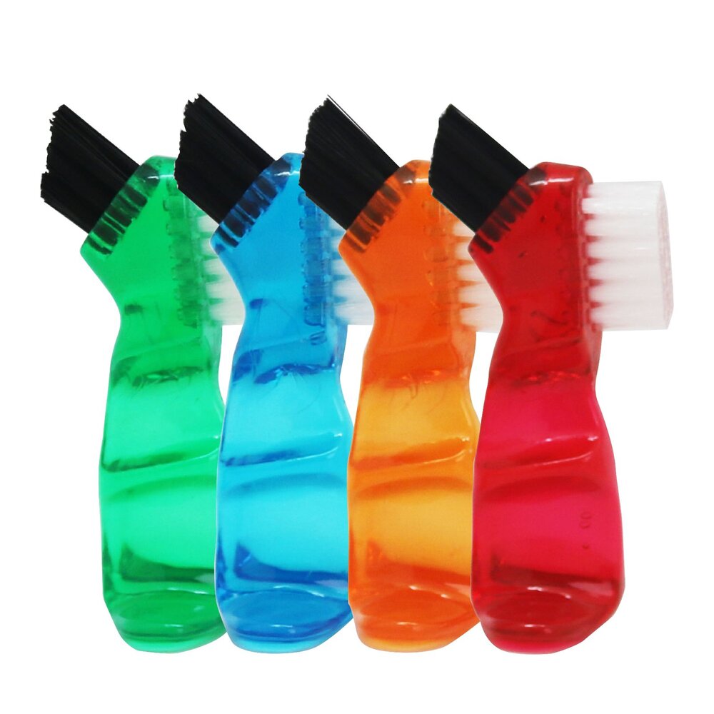 輕巧便攜假牙清潔刷一支 適用透明牙套-圖片-1