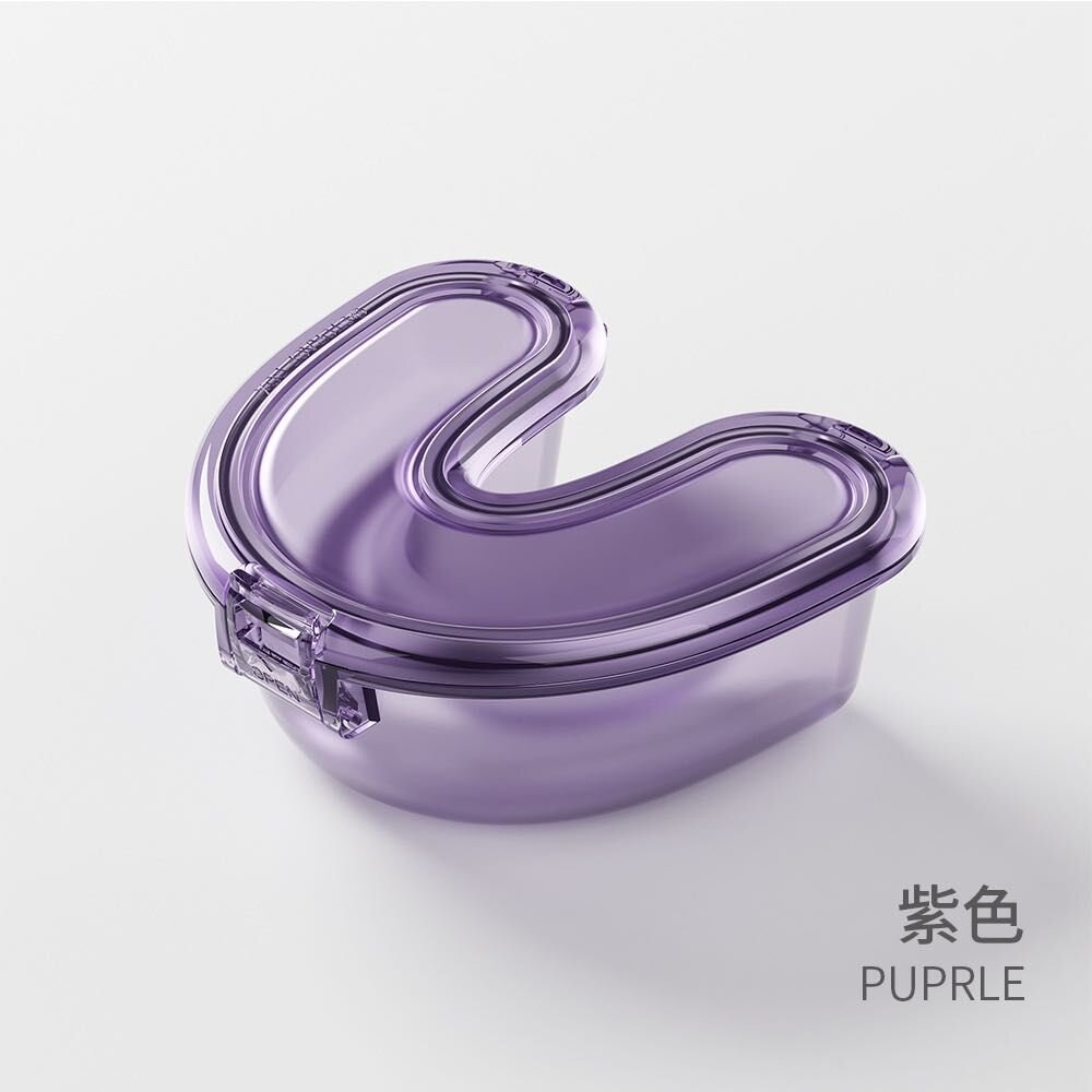 U型密封收納牙套盒一入 適用牙套 可外出攜帶使用-圖片-9