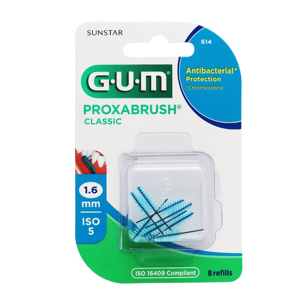 美國 G.U.M 牙間刷補充組(尺寸齊全)8支入-圖片-1